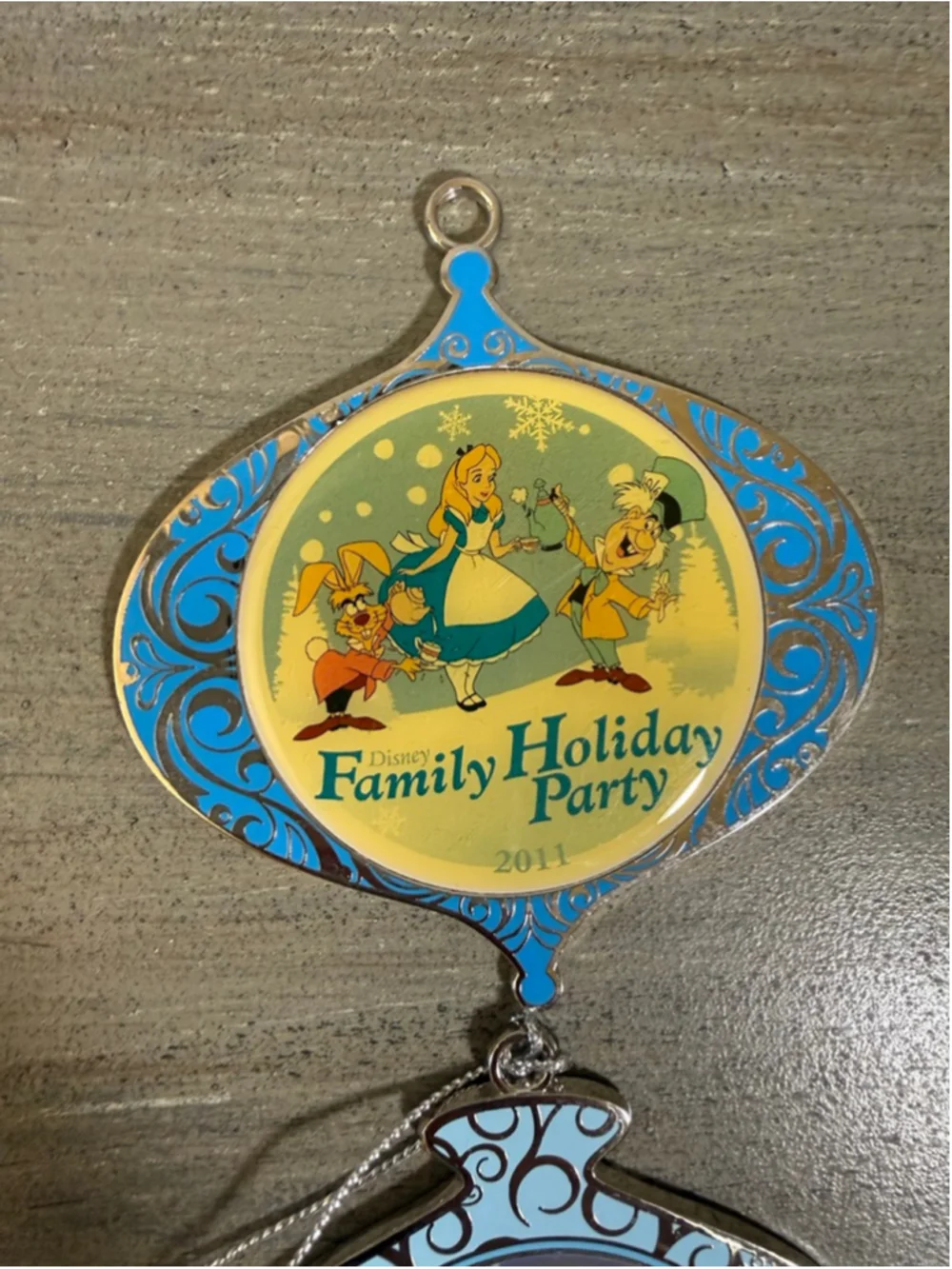 Disney Cast Member Exclusive Holiday Ornament Lot (3) - 2011, 2012, 2016 Metal